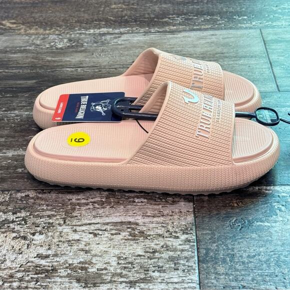 True Religion Women's Meg Slip On Slides Nude Size 9 NWT - Picture 5 of 9